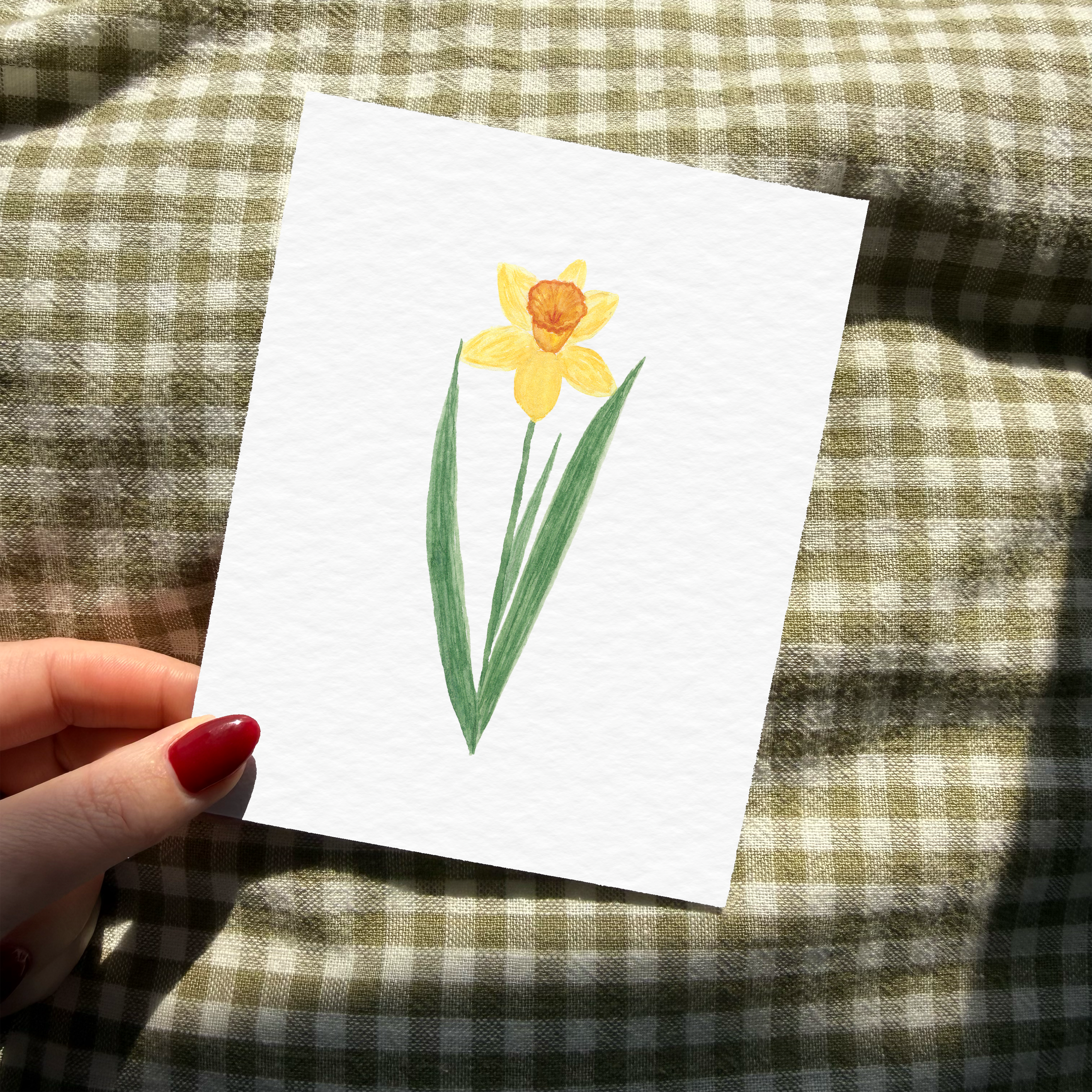 Daffodil Card