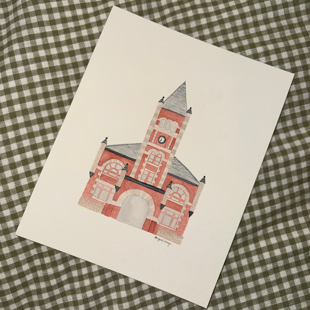 Watercolor House Portrait