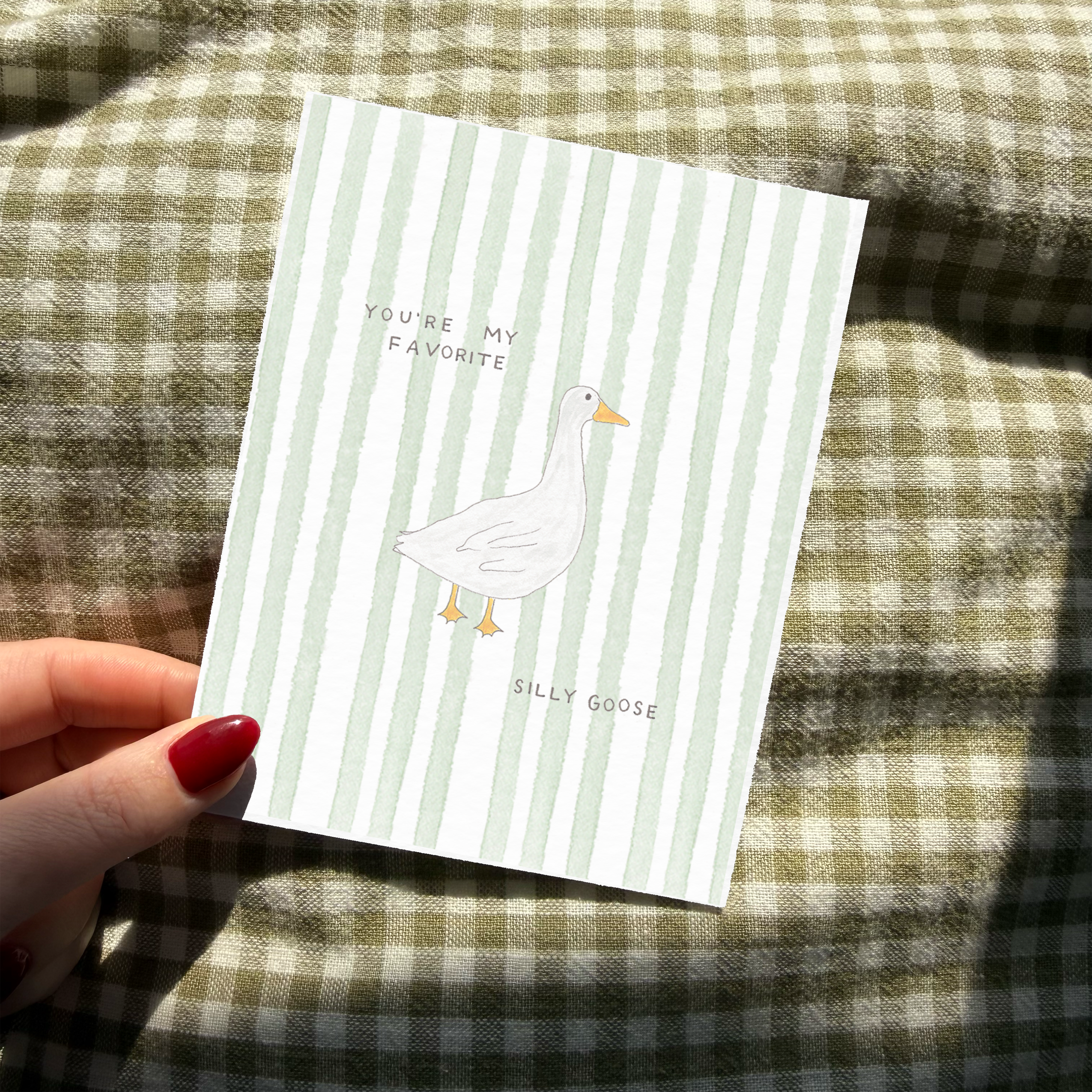 Silly Goose Card